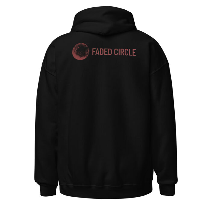 Simple Faded Circle Black Pullover - Image 2