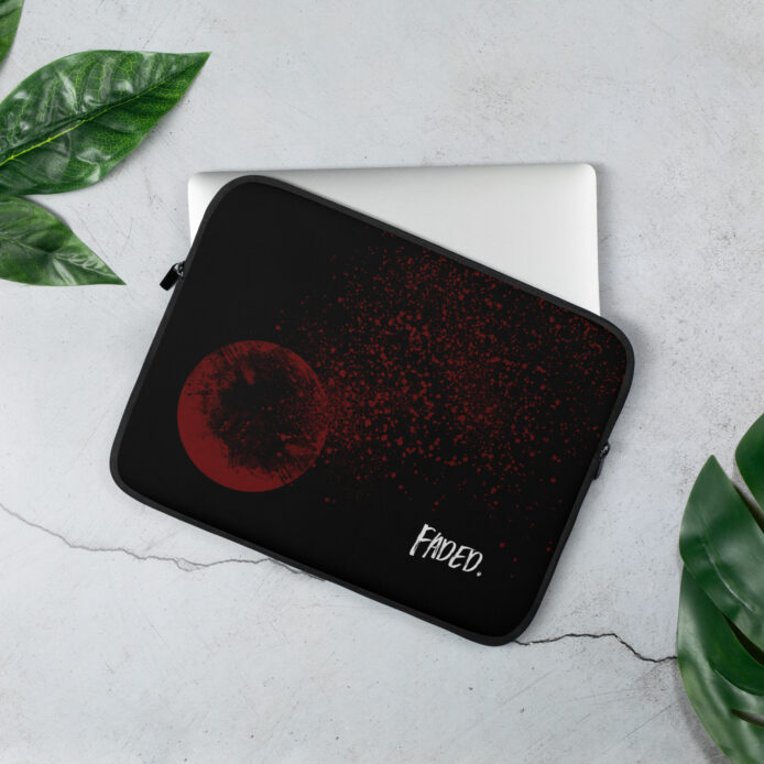 Faded Circle Laptop Sleeve