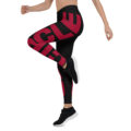 Faded Circle Chonk-Letter Leggings - Image 4