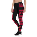 Faded Circle Chonk-Letter Leggings - Image 3