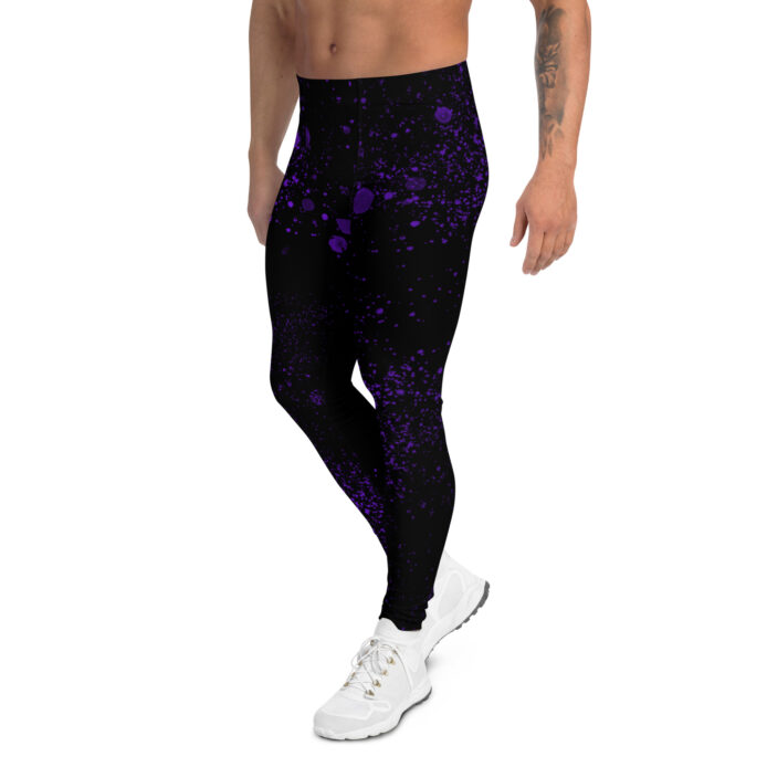 Midnight Collection Faded Circle Men's Leggings - Image 5