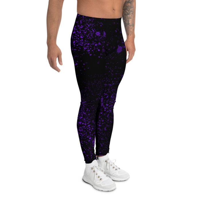 Midnight Collection Faded Circle Men's Leggings - Image 4