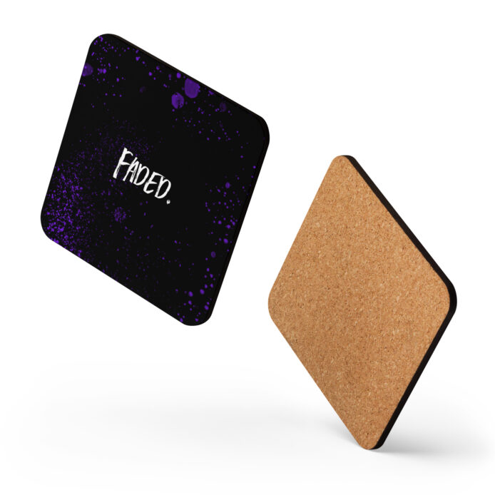 Midnight Collection Faded Circle Cork-back Coaster [Exclusive]